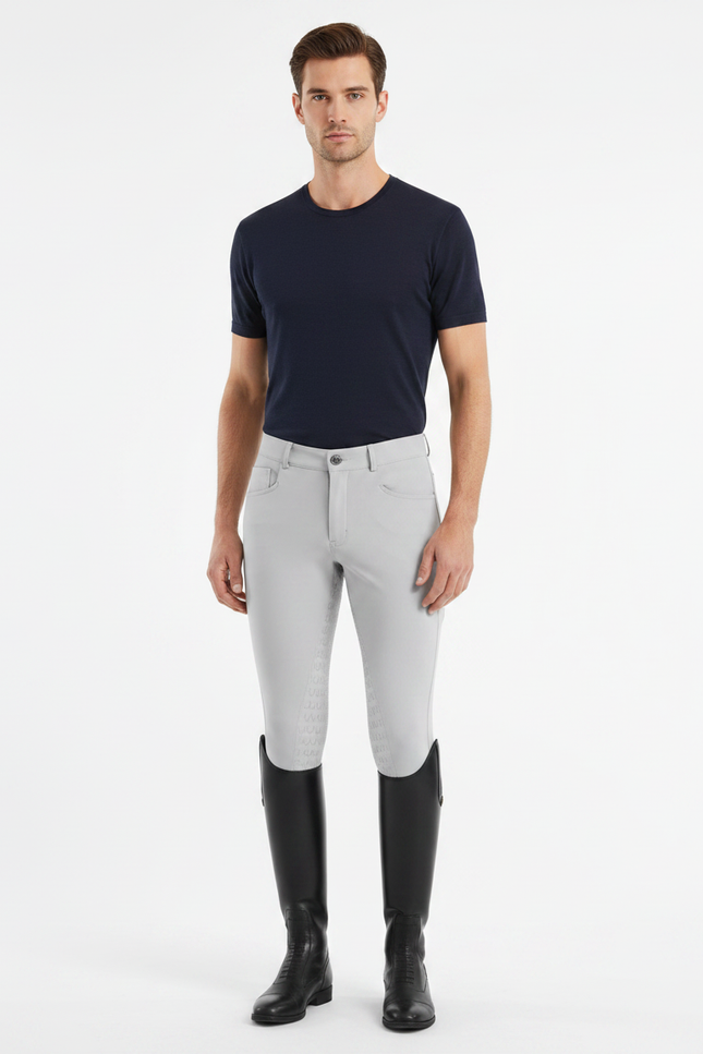 Pantalon Equitation Endurance - Gris Polyester