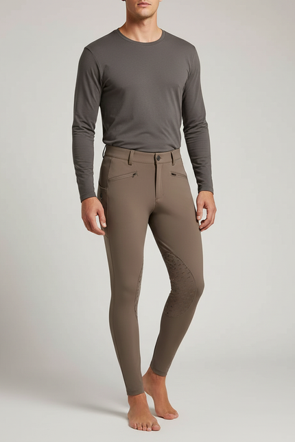 Pantalon Equitation Kaki - Polyester