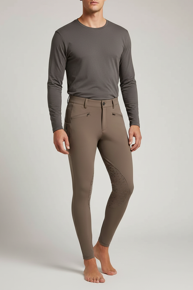 Pantalon Equitation Kaki - Polyester