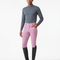 Pantalon Équitation Rose Silicone Ajusté Homme Stretch - Polyester