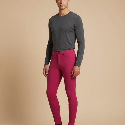 Pantalon Rouge Equitation - Polyester