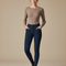 Pantalon Équitation Bleu Marine Femme Adhérent Silicone Confortable - Polyester