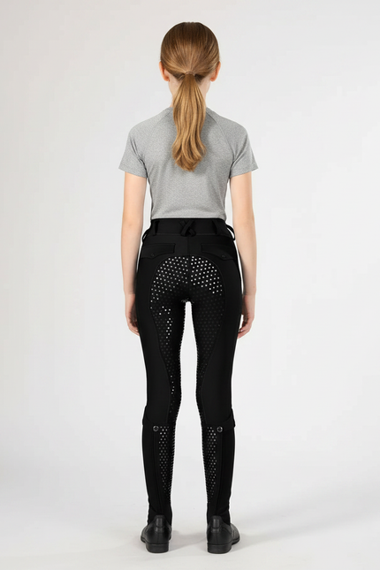 Pantalon Equitation Strass - Noir Polyester