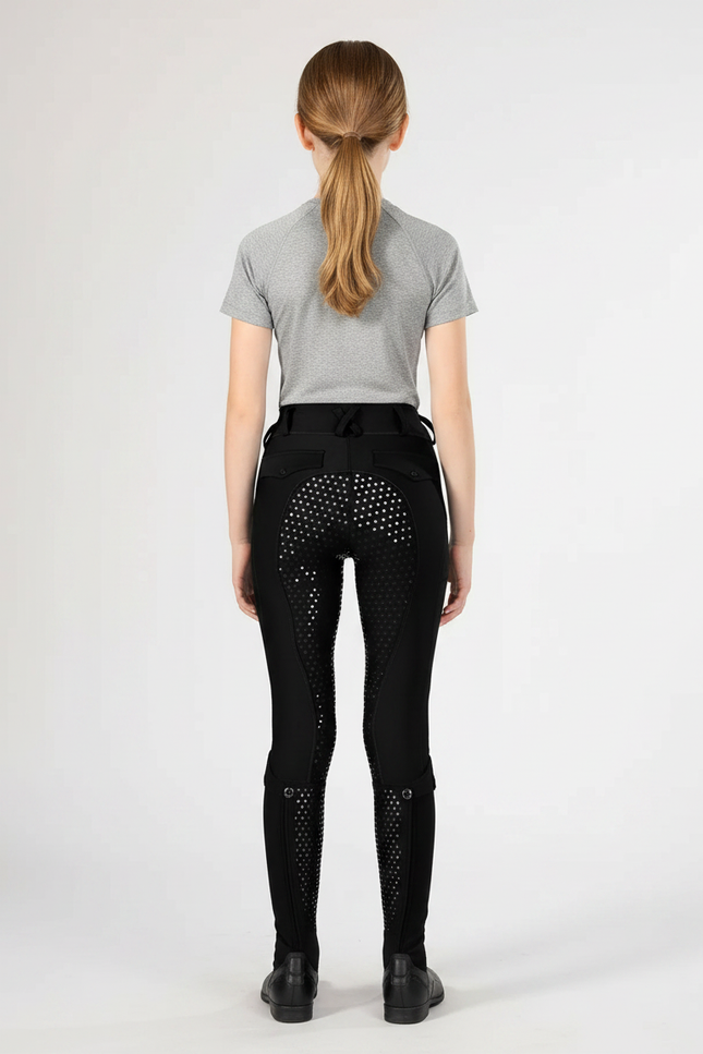 Pantalon Equitation Strass - Noir Polyester