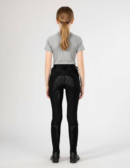 Pantalon Equitation Strass - Noir Polyester