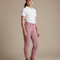 Pantalon Équitation Rose Fille Silicone Coupe Ajustée - Polyester