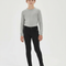Pantalon Équitation Noir Enfant Silicone Ajusté Respirant - Polyester