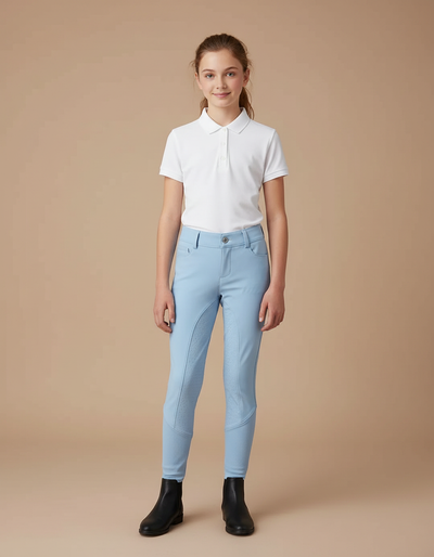 Pantalon Équitation Fille Deperlant