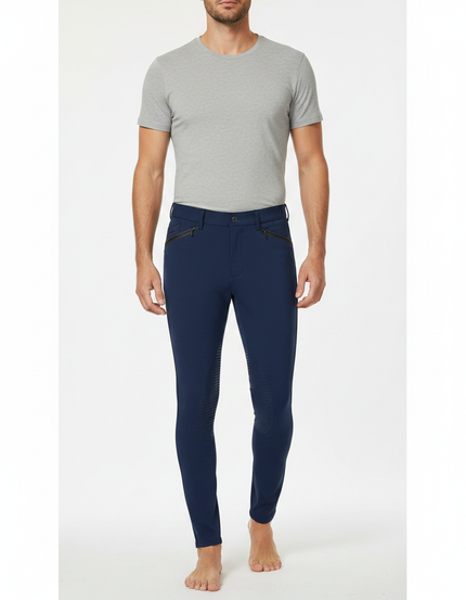 Pantalon Equitation Bleu - Marine Polyester