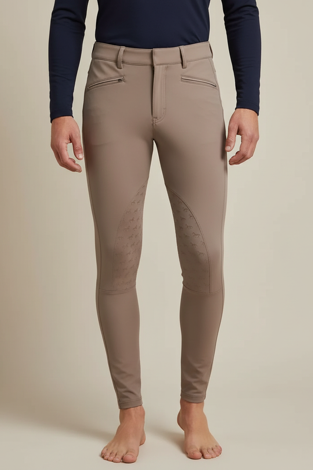 Pantalon Equitation Deperlant - Beige Polyester