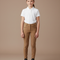 Pantalon Équitation Marron Enfant Silicone Confortable Ajusté - Camel Polyester