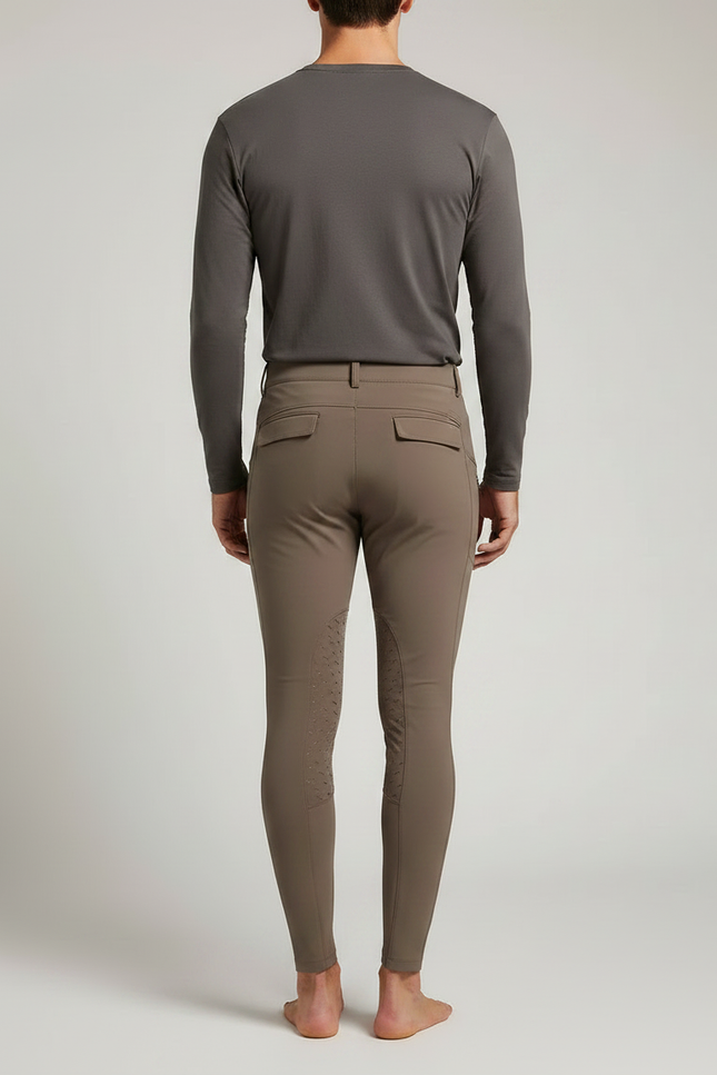 Pantalon Equitation Kaki - Polyester - vue 2