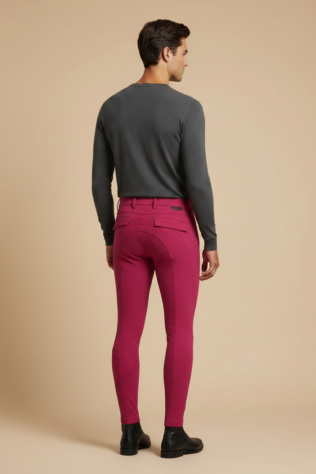 Pantalon Rouge Equitation - Polyester - vue 2
