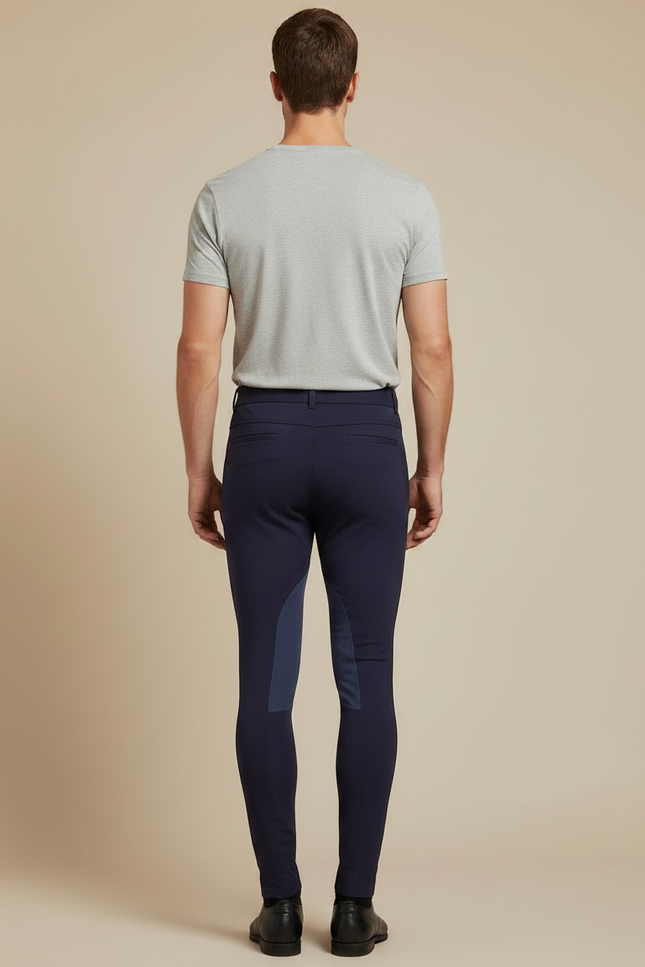 Pantalon Performance Equitation - Marine Polyester - vue 2