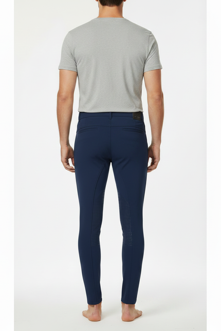 Pantalon Equitation Bleu - Marine Polyester - vue 2
