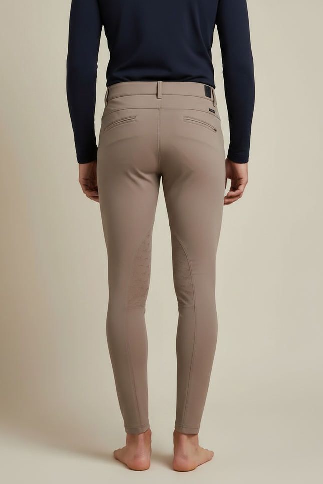 Pantalon Equitation Deperlant - Beige Polyester - vue 2
