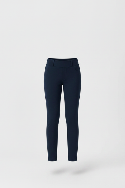 Pantalon Équitation Marine Enfant Ajusté Confortable - Polyester - vue 3
