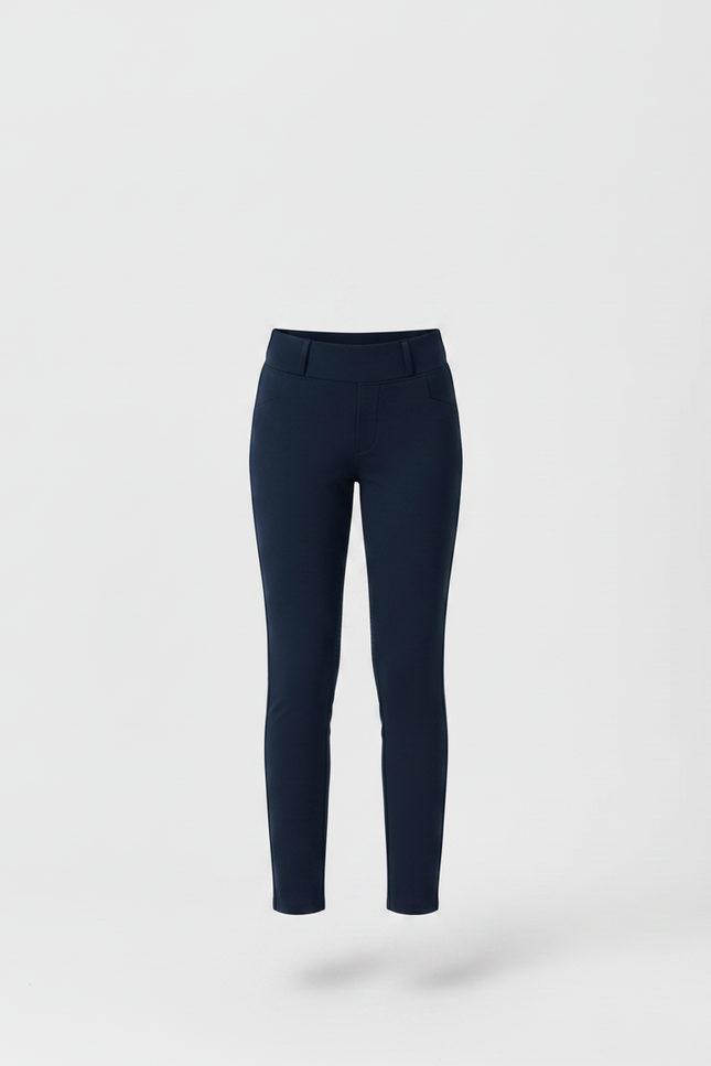 Pantalon Équitation Marine Enfant Ajusté Confortable - Polyester - vue 3