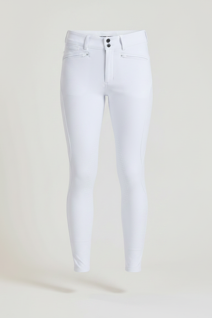 Pantalon Équitation Blanc Homme Silicone Ajusté Élégant - Polyester - vue 3