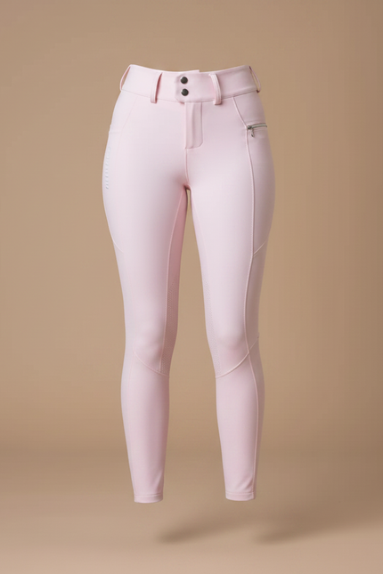 Pantalon Équitation Rose Femme Adulte Silicone Ajusté - Polyester - vue 3