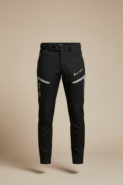 Pantalon Équitation Noir Homme Respirant Anti-Chute Ajusté - Polyester - vue 3