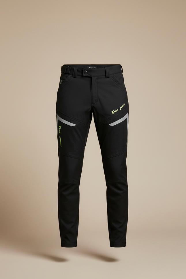 Pantalon Équitation Noir Homme Respirant Anti-Chute Ajusté - Polyester - vue 3
