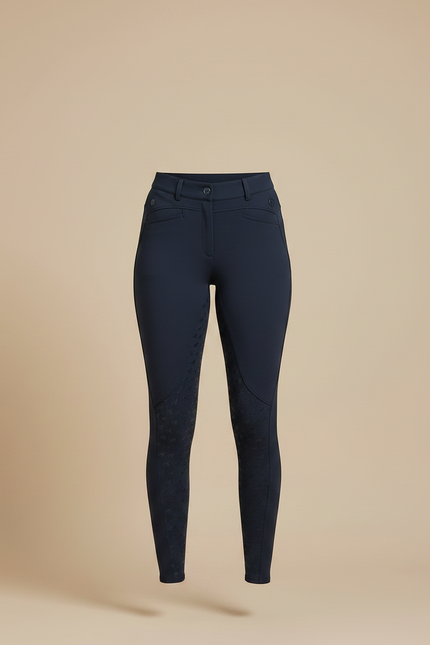 Pantalon Équitation Marine Silicone Adulte Ajusté Étoiles - Polyester - vue 3