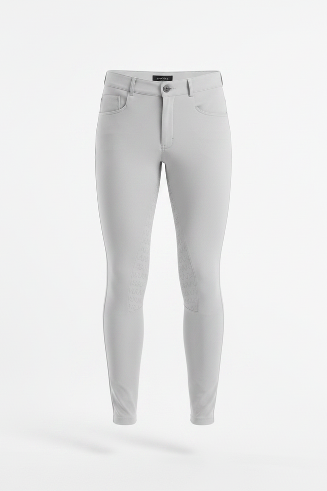Pantalon Equitation Endurance - Gris Polyester - vue 3