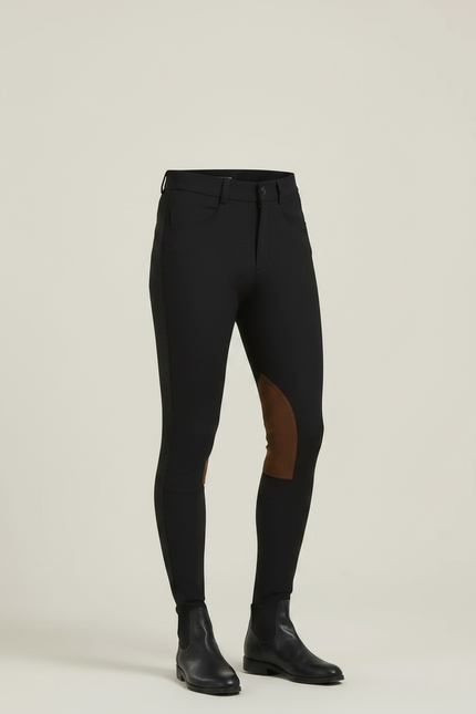 Pantalon Equitation Jodhpur Homme - Noir Polyester - vue 3