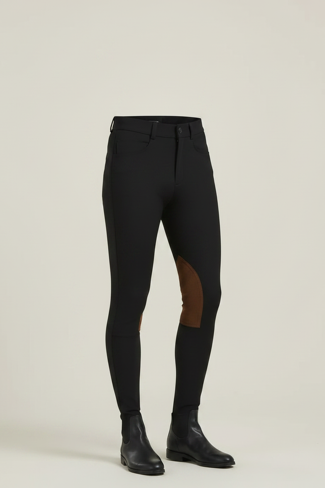 Pantalon Equitation Jodhpur Homme - Noir Polyester - vue 3