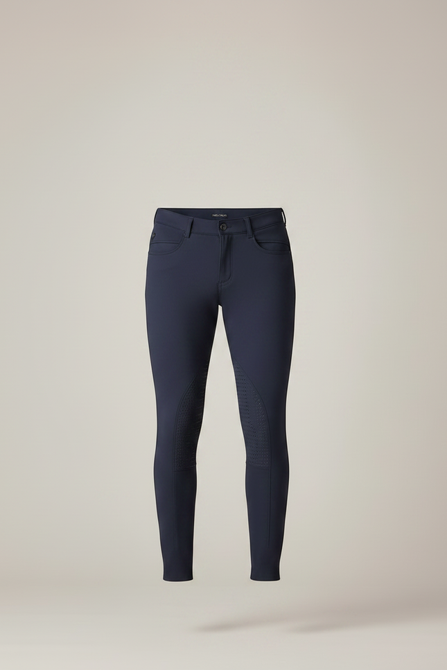 Pantalon Équitation Marine Silicone Homme Ajusté Confortable - Polyester - vue 3