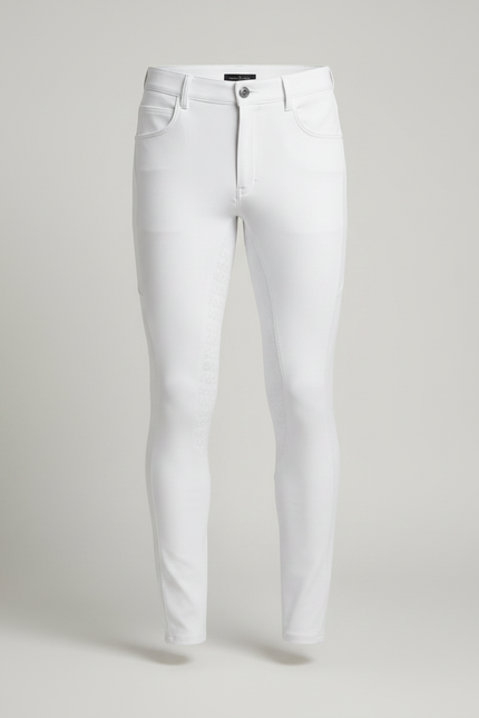 Pantalon Equitation Dressage - Blanc Polyester - vue 3