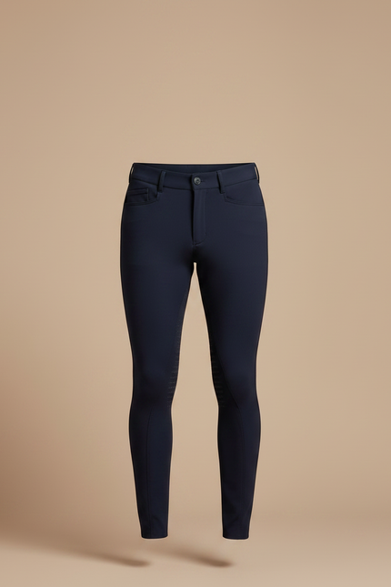 Pantalon Equitation Cso - Marine Polyester - vue 3