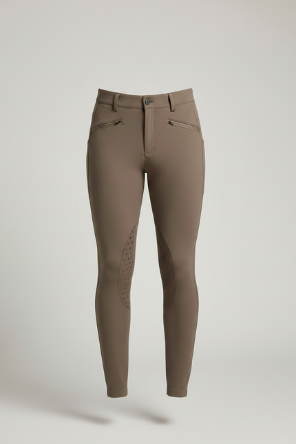 Pantalon Equitation Kaki - Polyester - vue 3