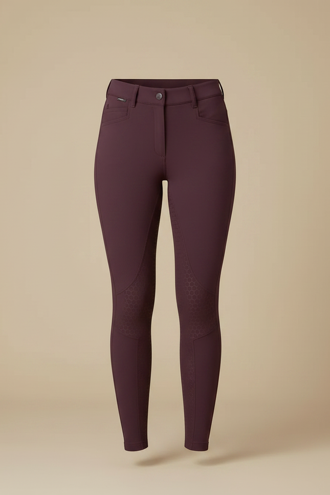 Pantalon Equitation Violet - Bordeaux Polyester - vue 3