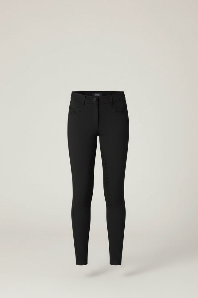 Pantalon Équitation Noir Enfant Silicone Ajusté - Polyester - vue 3