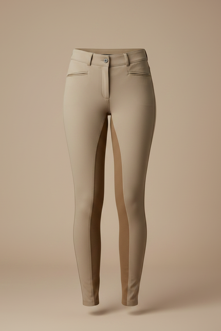 Pantalon Equitation Femme Beige - Polyester - vue 3