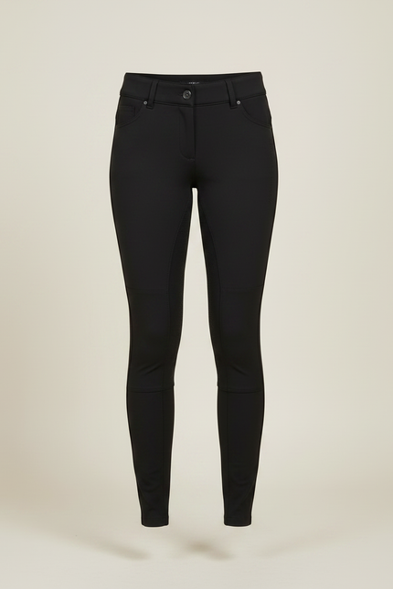Pantalon Équitation Noir Femme Slim Adhérent Confortable - Polyester - vue 3