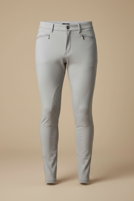 Pantalon Legging Equitation - Gris Polyester - vue 3